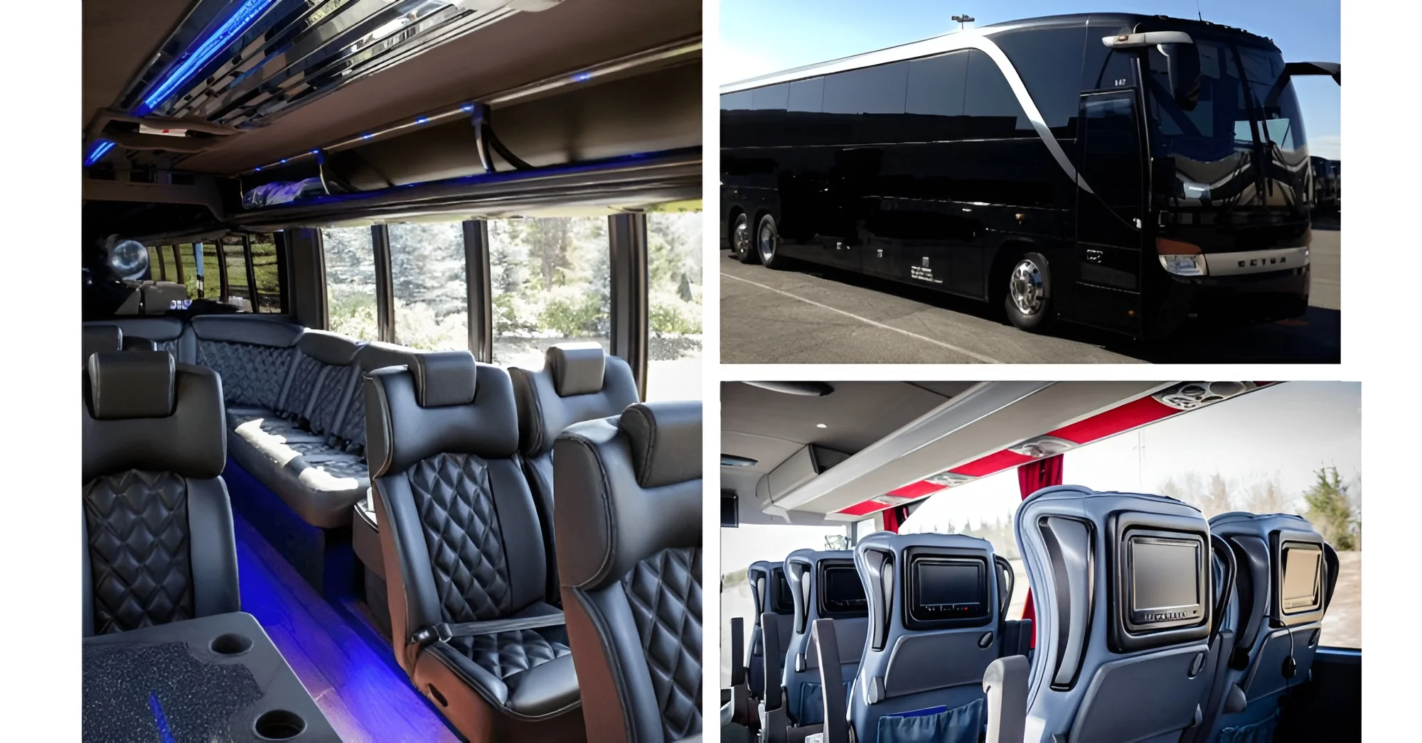 Our Top Features of our charter buses