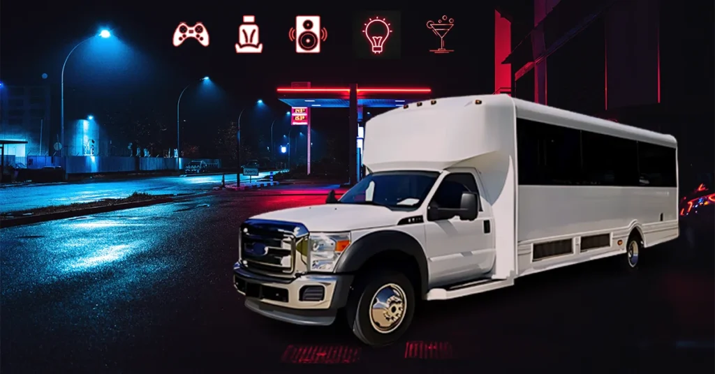 What Amenities Are Included in a Houston Party Bus?