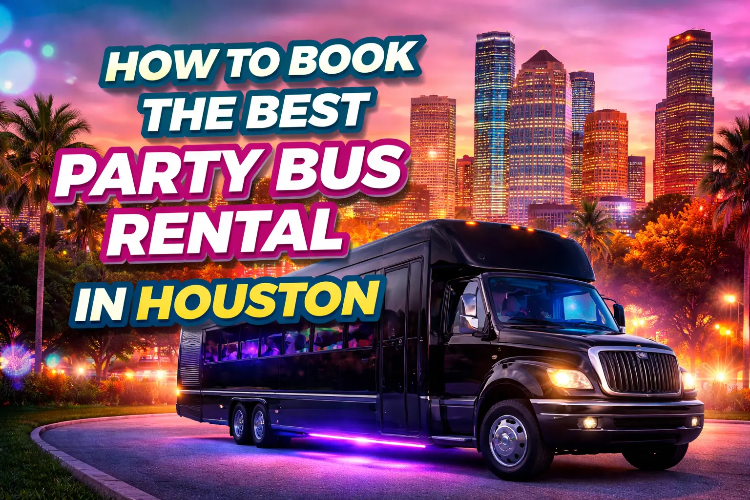 How to Book the Best Party Bus Rental in Houston