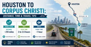Houston to Corpus Christi Distance, Time & Travel Tips