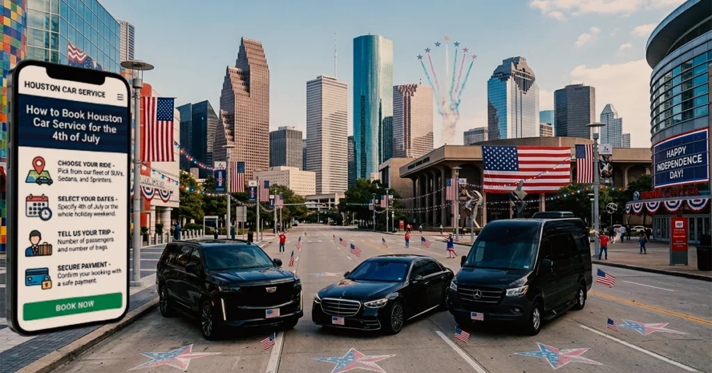 How to Book Houston Car Service for the 4th of July