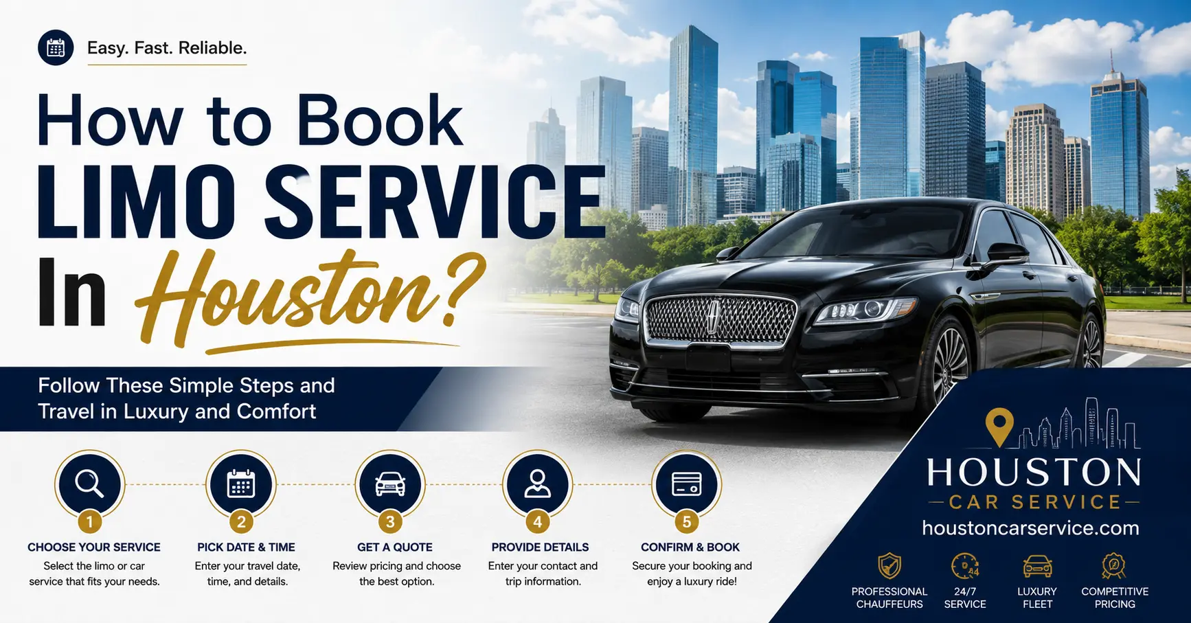 How to Book Limo Service In Houston