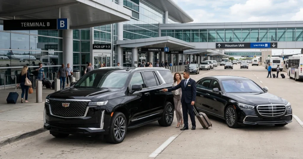 At IAH George Bush Intercontinental Houston Airport Transportation