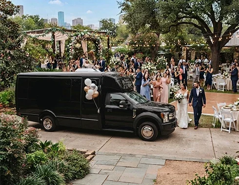 Wedding Party Bus Houston